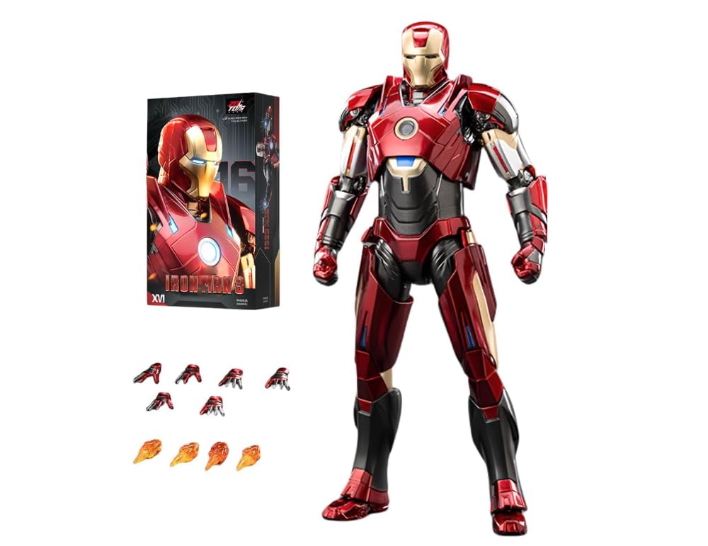 Amazon.co.jp: 「AC] 中動玩具 ZHONGDONG ZDTOYS 1/10 アイアンマン